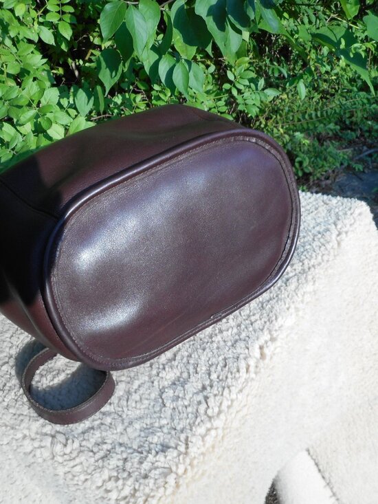 EUC Vintage Coach Drawstring Backpack 9994, in Mahogany main image 10